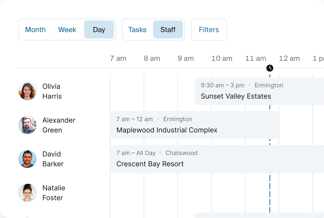 OpSpot streamlines scheduling for employees and subcontractors, enhancing team coordination and workflow efficiency